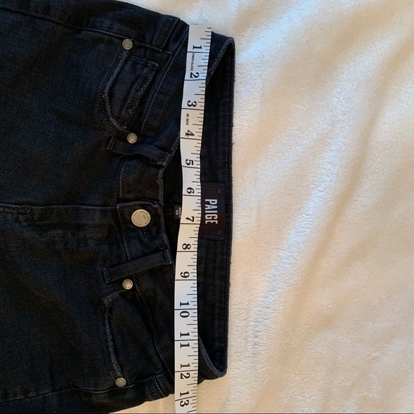 Verdugo Ankle Uneven Hem jeans Vintage Black PAIGE - Picture 3 of 14